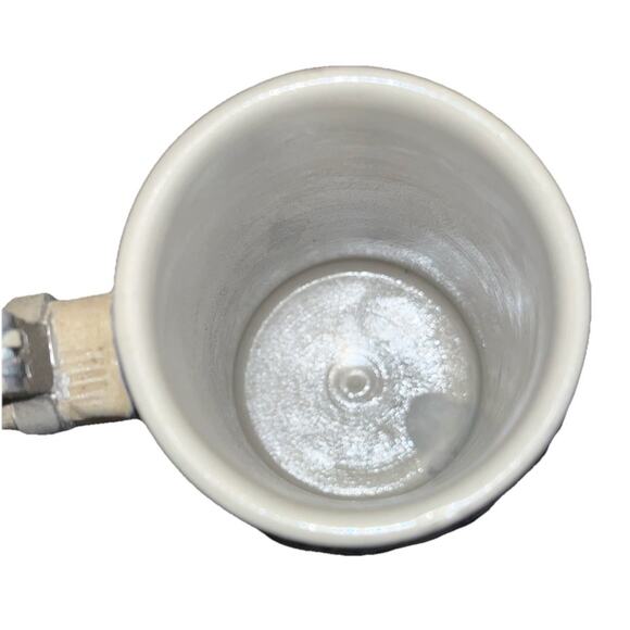 Vintage Alt Gernzau Western Germany Lidded Beer Stein, Blue “Aufder Alm” Scene - Picture 7 of 8